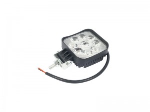 фара светодиодная! WL-132S (дальн. свет, кв. мет.корп. 9 LED по кругу, 27W)\ 5208 VYMPEL