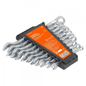 Набор комбинированных ключей (10 предметов) "AIRLINE" (пл. держатель) ATAF025 AIRLINE