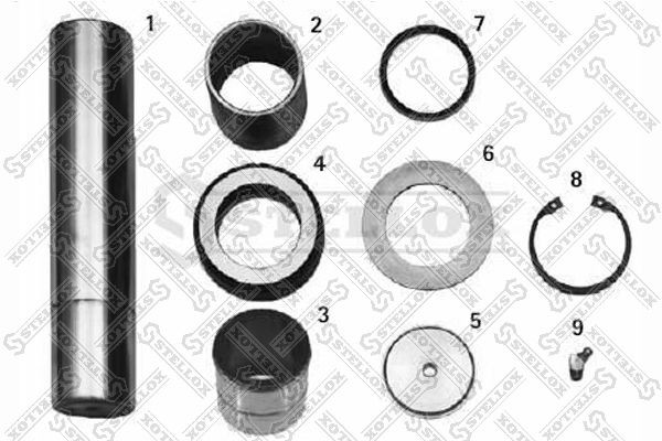 р/к шкворня !(мр) на подшипниках 37.5x192 \MAN M90/2000 12-18/24.272 84-16054-SX STELLOX