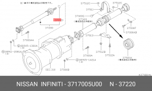 САЛЬНИК 37170-05U00 NISSAN