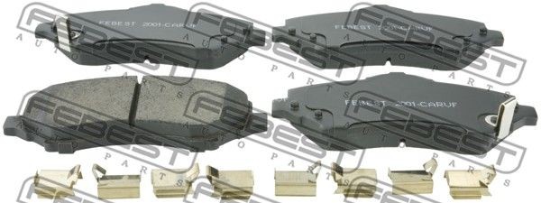 Колодки передние JEEP GRAND CHEROKEE III 2004-2010 2001-CARVF 2001-CARVF FEBEST