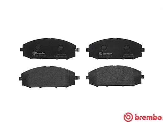 P56041 711 04=222255 !колодки дисковые п.\ Nissan Patrol Y61 4.5i/2.8TD/4.2TD 97 P56041 BREMBO