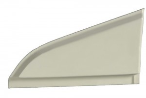 панель решетки бампера !нижней белый пластик правая о.н. 2324369 \SCANIA M3130168 MARSHALL