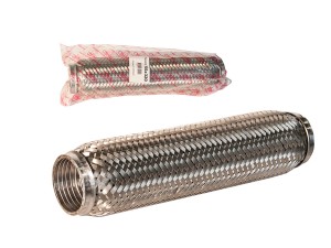 Гофра глушителя 55x320 в 3-ой оплетке interlock нержавеющая сталь GARDE G55320 GARDE