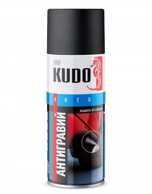 Антигравий черный аэрозоль 520мл KUDO KU-5222 KUDO