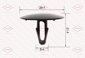 Клипса автомобильная [упаковка 10 штук] TOYOTA TJB1125 TJB1125 TATSUMI