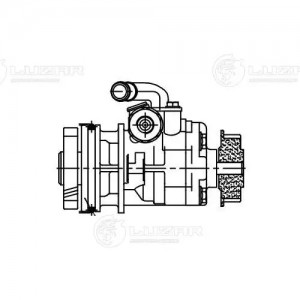 Насос ГУР для ам VW Caravelle (03-),Multivan (03-) 2.5D (LPS 1801) LPS 1801 LUZAR