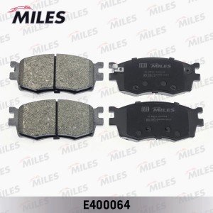 Колодки тормозные передние (без датчика) (Смесь Low-Metallic) (HYUNDAI ACCENT II E400064 MILES