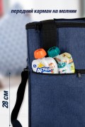 Сумка изотермическая 23л Peva Interpack синяя KRAFT KT835932 KRAFT
