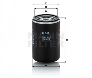 Фильтр воздушный AdBlue DAF LF 45 /IV, LF 55 /IV, CF 75IV, CF 85IV, XF 95/105; I C811 MANN FILTER