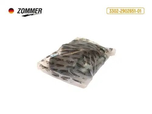 Комплект крепления рессоры передней ГАЗель (серьги+болты+стремянки+3 с/б) (ан.ГА 3302290265101 ZOMMER