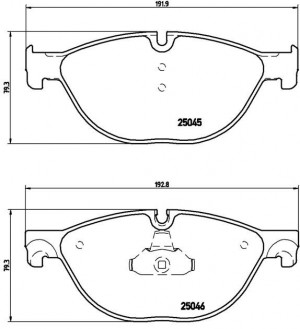 Колодки тормозные P06076 P06076 BREMBO