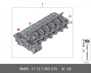 BMW 1-СЕРИЯ E87/E81 (2004-2011) 11 12 7 593 376 BMW
