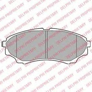 LP2036 колодки дисковые п.\ Ford Ranger 2.5TDi, Mazda Serie B 2.5D/TD 02> LP2036 DELPHI