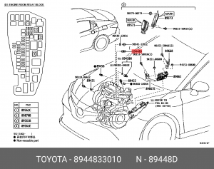 ДАТЧИК 89448-33010 89448-33010 TOYOTA