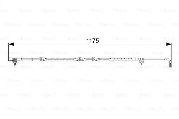 Датчик износа торм.колод. 1987473032 1 987 473 032 BOSCH