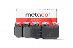 Колодки тормозные передние к-кт 3000522 3000522 METACO