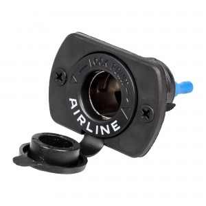 Гнездо прикуривателя встраиваемая влагозащ. 12/24В пластик AEBJ201 AIRLINE