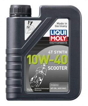 7522 LiquiMoly Синт-ое мот.масло д/скутеров Motorbike 4T Synth Scooter 10W-40 SN 7522 LIQUI MOLY