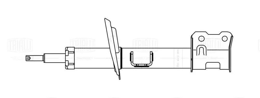 Амортизатор Opel Corsa C (00-)/Meriva (03-) (стойка) пер. прав. (AG 21371) AG21371 TRIALLI