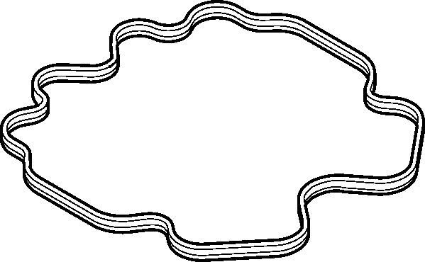 прокладка клапанной крышки! (x2)\ Subaru Impreza/Legacy 1.6/1.8/2.0/2.2 89> 187.830 ELRING