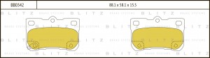 TOYOTA LEXUS GS 300/400/430 (2005-2012) BB0342 BLITZ