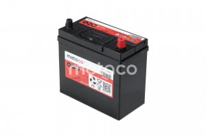 АКБ METACO 45АЧ 400А 237x127x225 asia (R) ETN0 с переходником на большие клеммы B2445P METACO