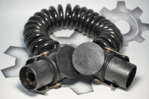 Кабель электрический прицепа ABS/EBS 7-полюсный L=5000 мм (01.010.7210.130) Спец 4460087000 SPETSMASH