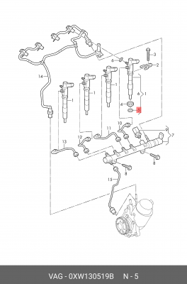 0XW130519B DICHTSCH. 0XW130519B VAG