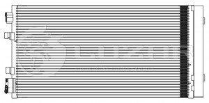 Радиатор кондиц. с ресивером для а/м Renault Fluence (10-)/Megane III (08-) LRAC LRAC0916 LUZAR