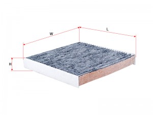 Фильтр воздушный салона INFINITI M37 (10-13) угольный SAKURA CAC18350 SAKURA