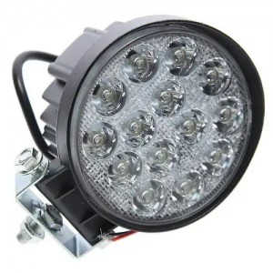 Фара рабочего света круглая 117х138х70мм 42Вт 1820лм направленный свет (Spot) 12 370-30-016 MEGA POWER