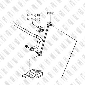 TOYOTA RAV 4 FP0821 FIXAR