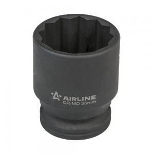 Головка ударная торцевая 3/4 DR двенадцатигранная 35мм L=56мм (ATAS819) ATAS819 AIRLINE
