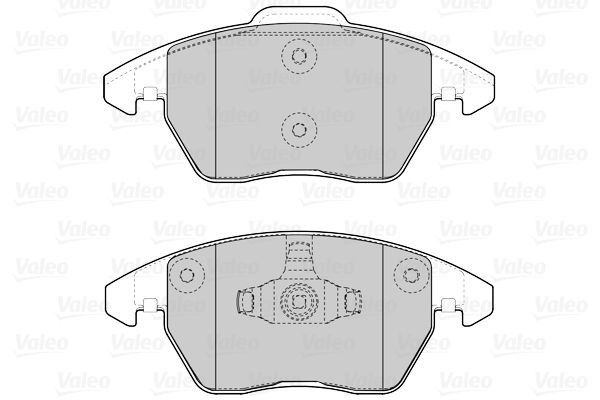 Колодки тормозные дисковые перед 302300 VALEO PHC