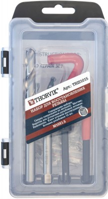 набор для восстановления резьбы M10x1.5! 15 пр.\ TRIS1015 THORVIK