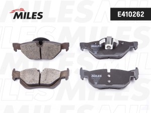 Колодки тормозные задние (без датчика) (Смесь Low-Metallic) (BMW E81/E87/E90/E91 E410262 MILES