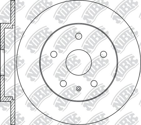 Диск тормозной FORD EDGE (U387) RN1676 RN1676 NIBK
