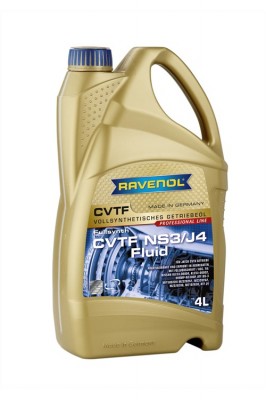 Масло трансмиссионное CVTF NS3/J4 Fluid 4л RAVENOL 4014835803749 RAVENOL