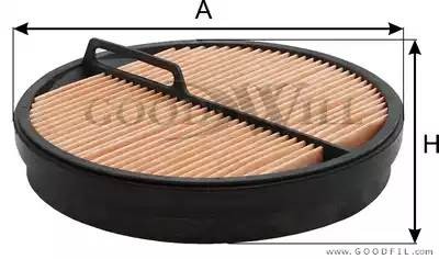 Фильтр воздушный AG 1061/1 GOODWILL