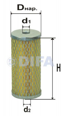 ФИЛЬТРУЮЩИЙ ЭЛЕМЕНТ ОЧИСТКИ ТОПЛИВА DIFA 6304M DIFA6304M DIFA6304M DIFA