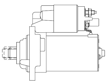 Стартер для а/м VAG Octavia A5 (04-) 2.0TFSi 1кВт (LSt 1843) LST 1843 START VOLT