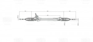 Механизм рулевой (рейка) Toyota RAV4 (13-) (механич.) (CR 1904) CR 1904 TRIALLI