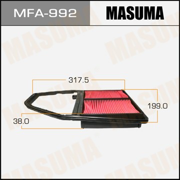 фильтр воздушный!\ Honda Civic 1.4i-1.6i 01> MFA992 MASUMA