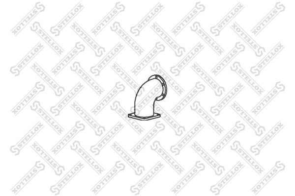 труба глушителя ! приемная\MAN TGA 82-03799-SX STELLOX