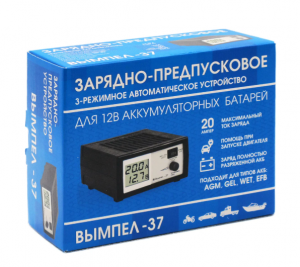зарядное устройство! Вымпел-37 (автомат,0-20А, 14.1/14.8/16В, ЖК индикатор)\ 2046 VYMPEL