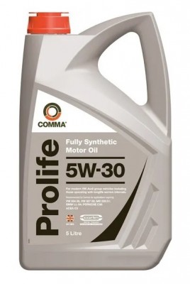 COMMA 5W30 PROLIFE (5L) масло мот.!син ACEA C3, VW 504 00/507 00, MB 229.51, BMW PRO5L COMMA