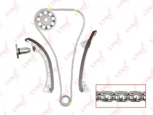 Комплект цепи ГРМ TOYOTA Corolla (97-) (1.4/1.6/1.8) (цепь+башмак натяж+успок+на TK-0038 LYNXAUTO