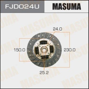 диск сцепления!\ Subaru Forester/Legacy 2.0T 95>/Impreza 2.0T 96> FJD024U MASUMA