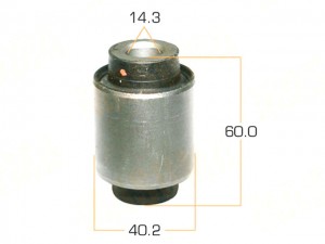 сайлентблок наруж. попер.зад.рычага зад.подв.!\ Nissan Pathfinder R51M RU645 MASUMA